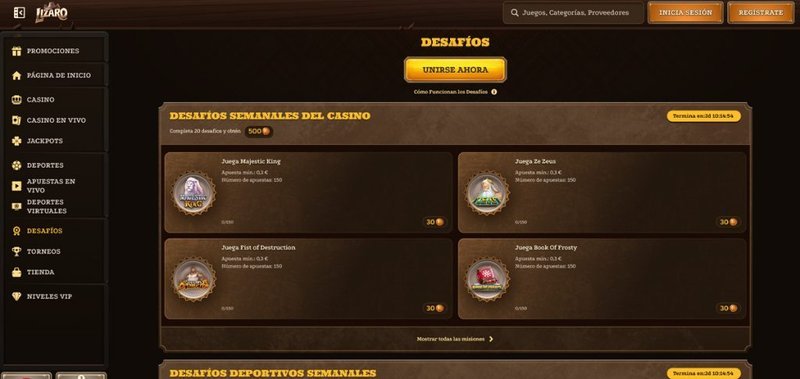 Overview of lizaro online casino